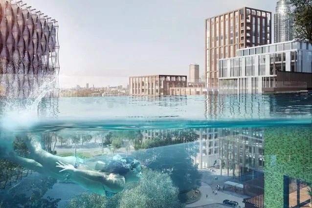 Sky Pool: il bagno da oggi me lo faccio tra le nubi