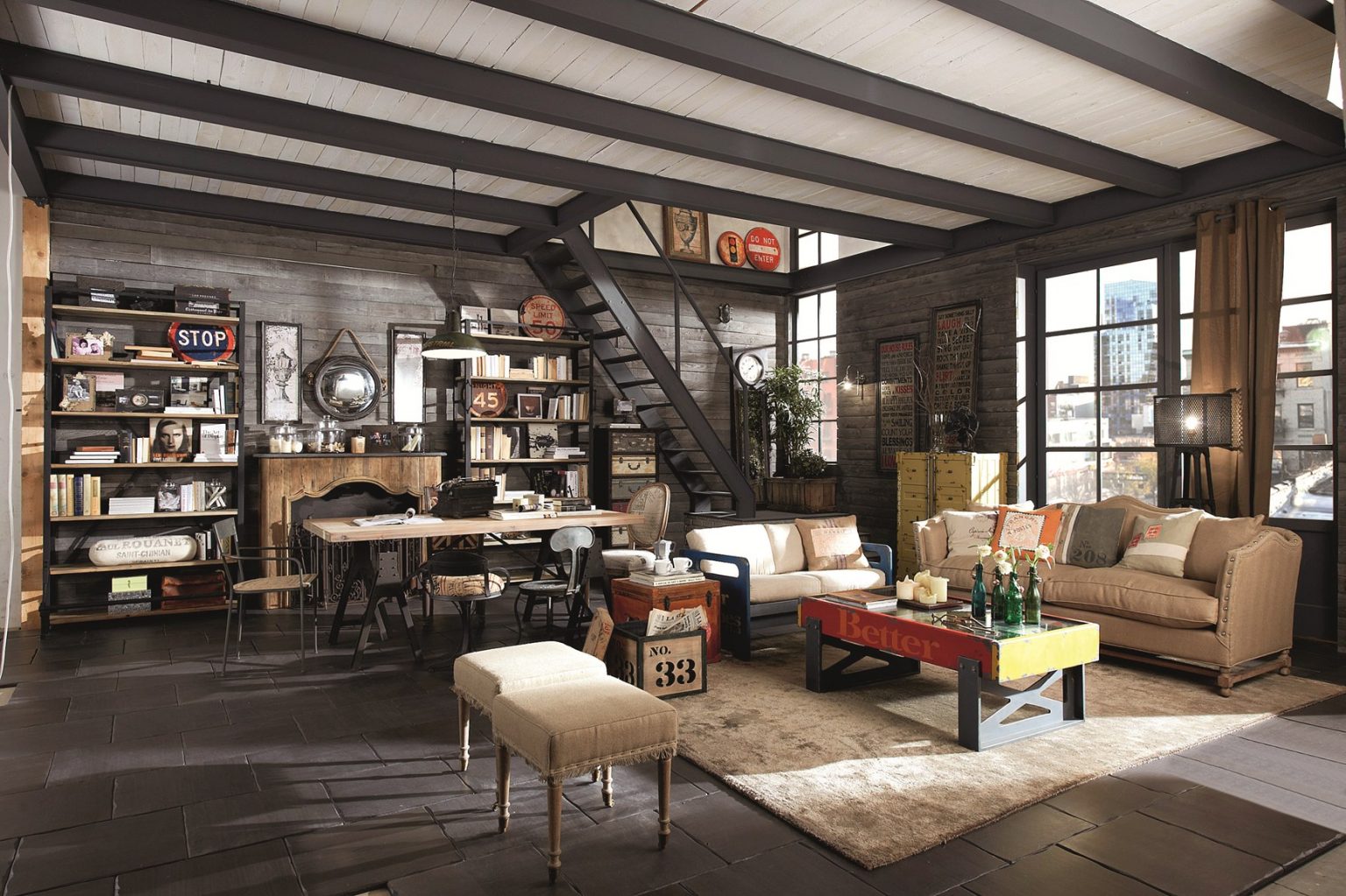 Industrial chic: la dimensione materica dell’abitare