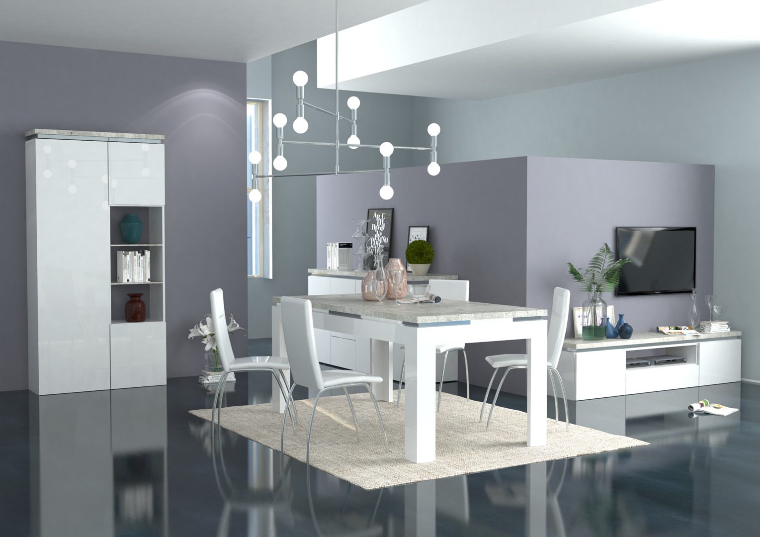 Sala da pranzo, che più moderna non si può