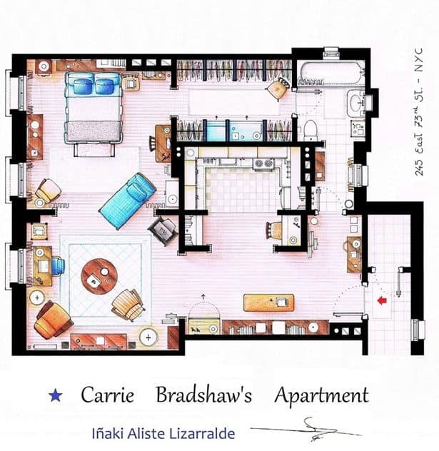 E se arredassi casa come in Sex and the city?